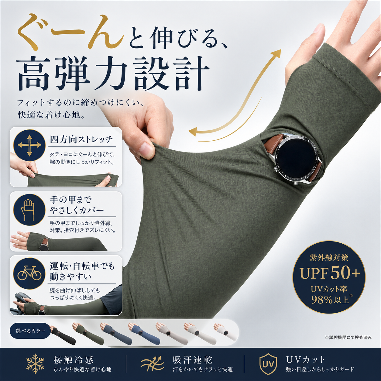 UVBlock™ 紫外線遮断アームウェア
