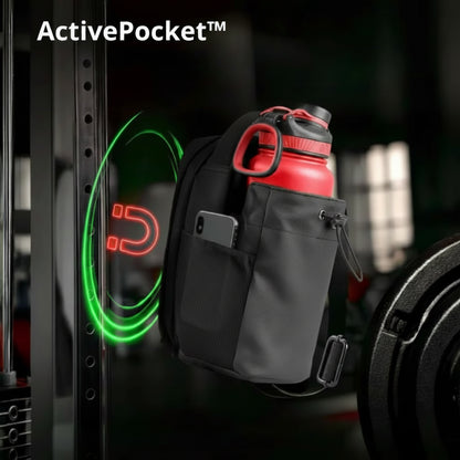 ActivePocket™ ｜ジムで水とスマホの置き場所、もう迷わない。