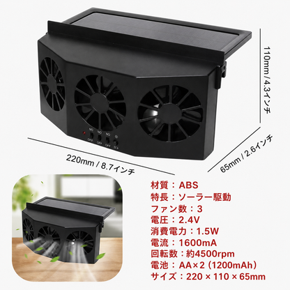 EcoBreeze™ 太陽光排熱ファン